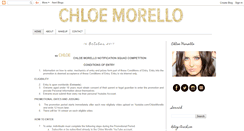 Desktop Screenshot of chloemorello.com